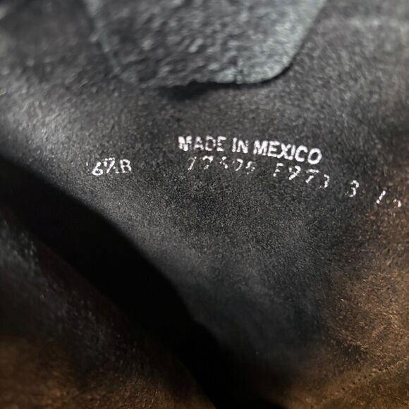 Frye Women's Veronica Slouch Round Toe Black Leather Riding Boots US Size 6.5‎ B - Picture 8 of 13